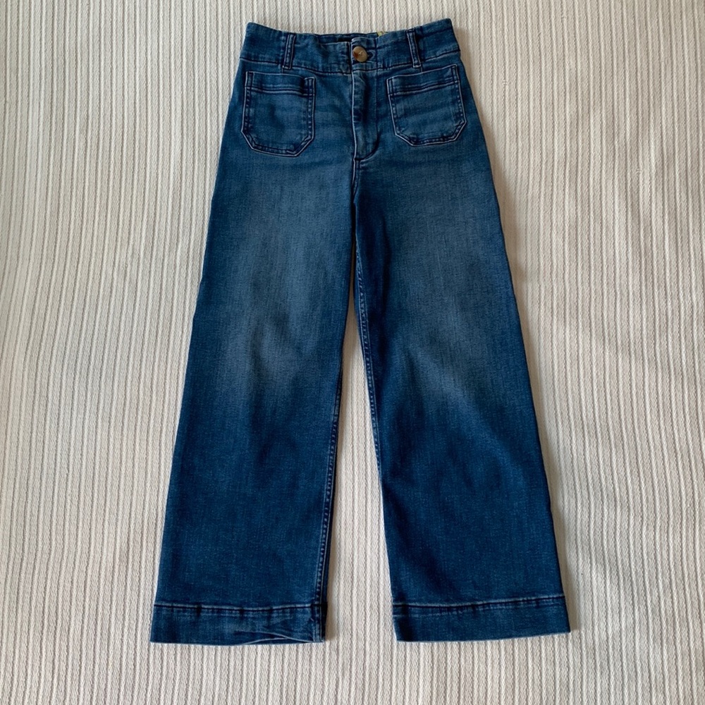 Like New Women’s Maeve by Anthropologie The Colette Denim Cropped Jeans Size 26